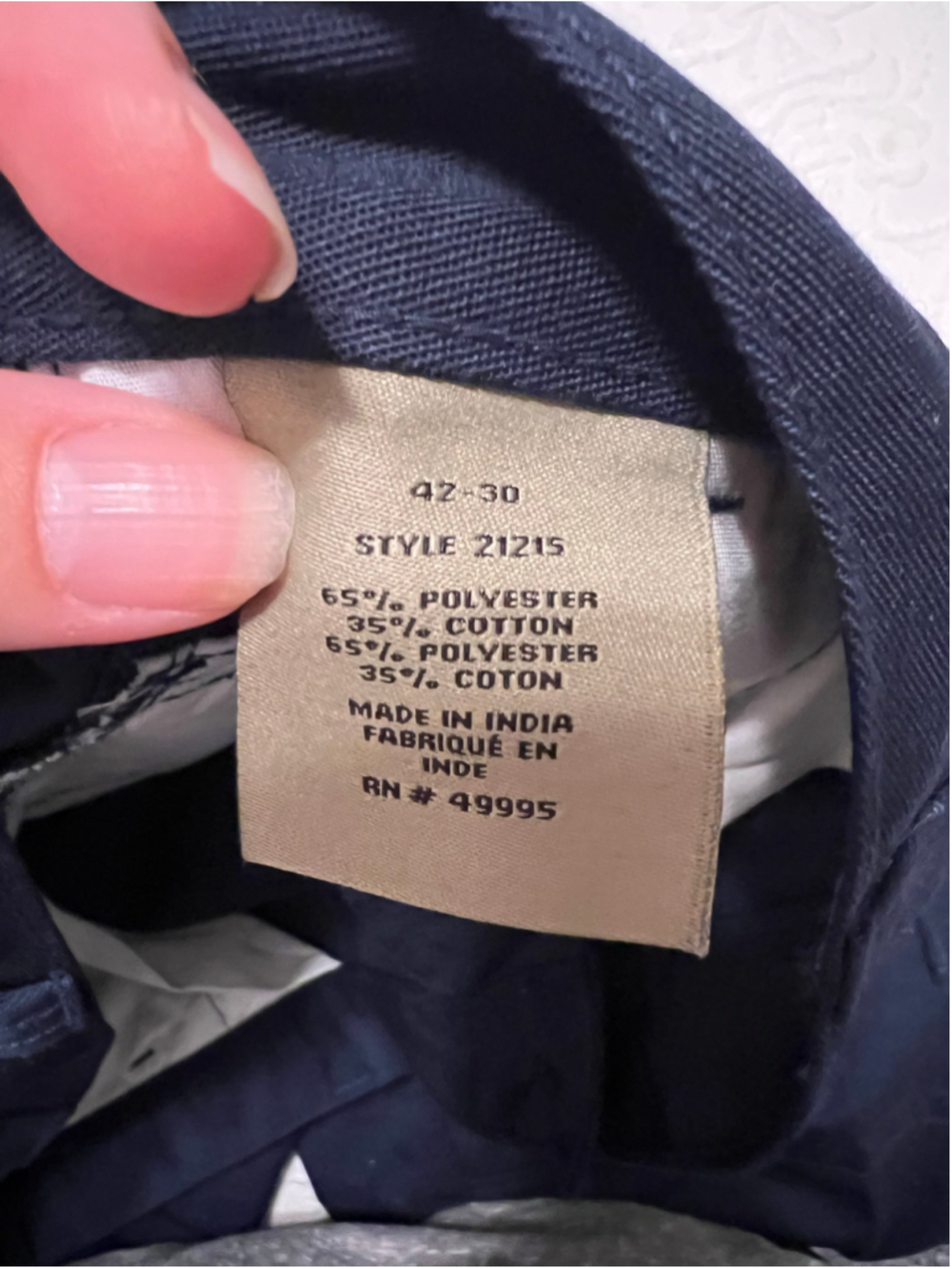 Men's Steelguard Cargo Pants Navy Waist 42 - Picture 4 of 10